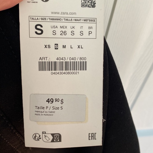 Zara black miniskirt - Picture 6 of 6